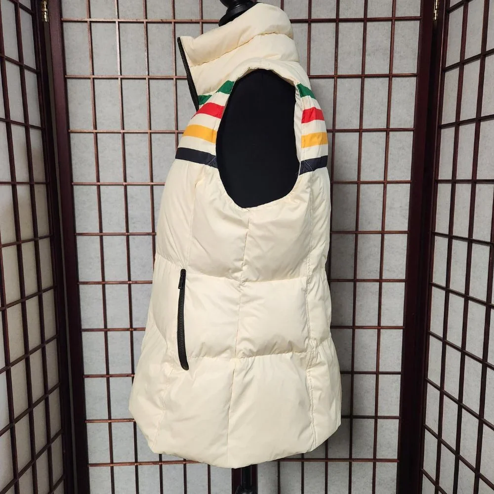 Pendleton Glacier National Park Collection Striped Down Vest Size L NWT Rare - Picture 3 of 8